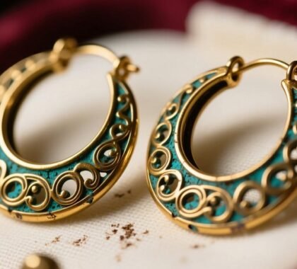 Elegant Jade Hoop Earrings at Real Jade