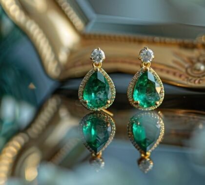 Elegant Jade Stud Earrings at Real Jade – A Symbol of Purity and Timeless Beauty