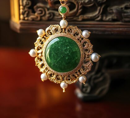 Timeless Elegance of Jade Earrings with Gold-Real Jade – Copy