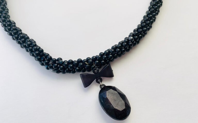 black jade pendant