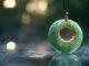 jade circle pendant